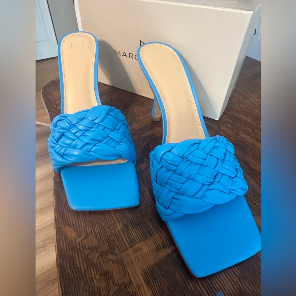 Mark Fisher square toe sandals NWB